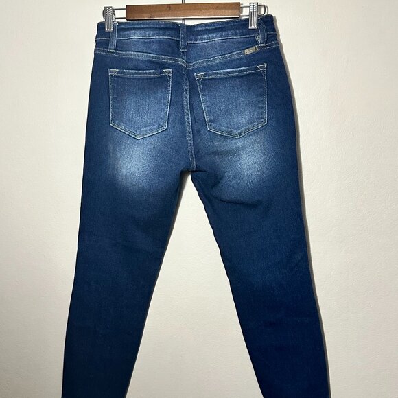 Kancan Jeans Skinny High Rise Raw Hem Ankle - Picture 3 of 8